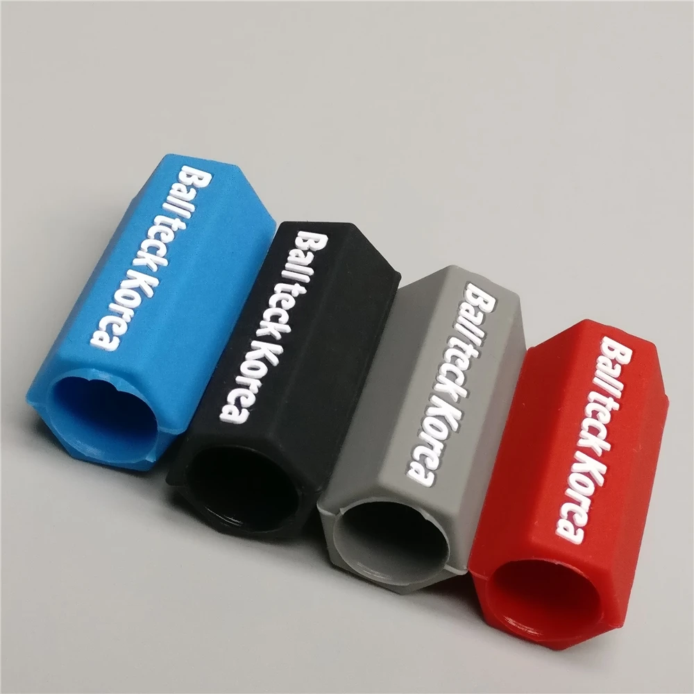 

Tip Protectors Rubber 4pc/box 10-13mm Ballteck Korea Cue Tip Cap for Billiard Carom Pool Snooker Head Cover Billiard Accessories