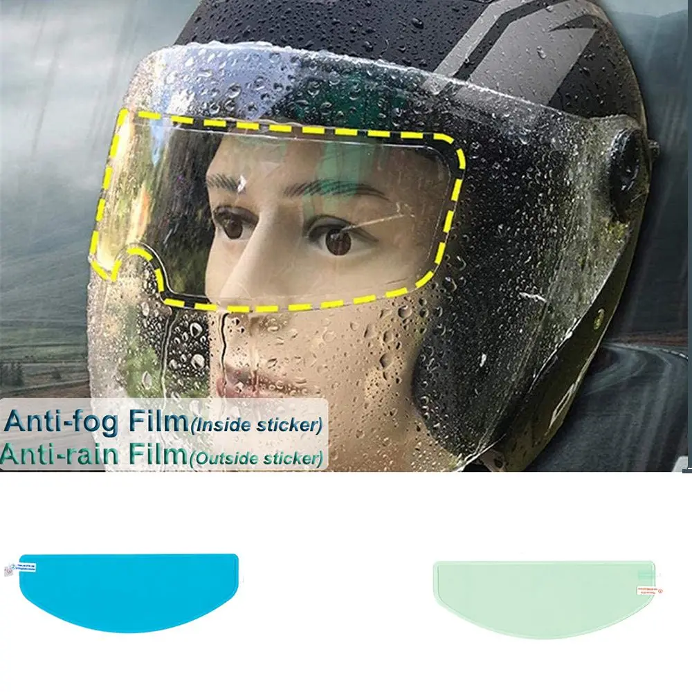

Clear Protective Film Nano Coating Stickers Film Anti-fog Patch Film Universal Lens Film Motorcycle Helmet Anti-fog Film