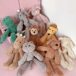 Lovely Animal Sheep Pig Frog Lion Dog Monkey Deer Cat Soft Stuffed Doll Plush Toy Girl Boy Birthday Christmas Gift 1pc