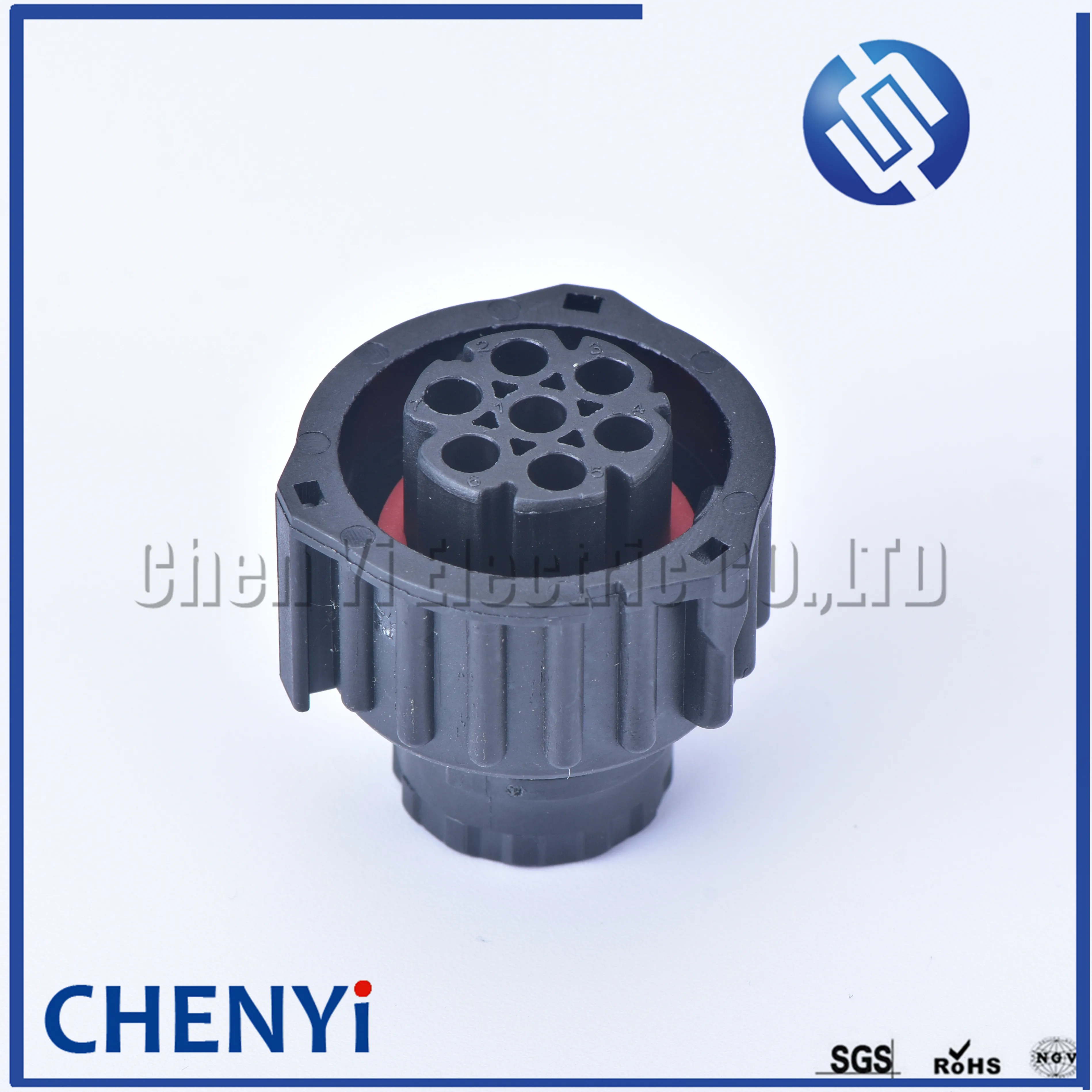 1set 7 Pin 1.5MM BU-STE KPL CIRCULAR DIN HOUSINGS Female Connector 968421-1 967650-1with cable Sheath 965786-1/965783-1