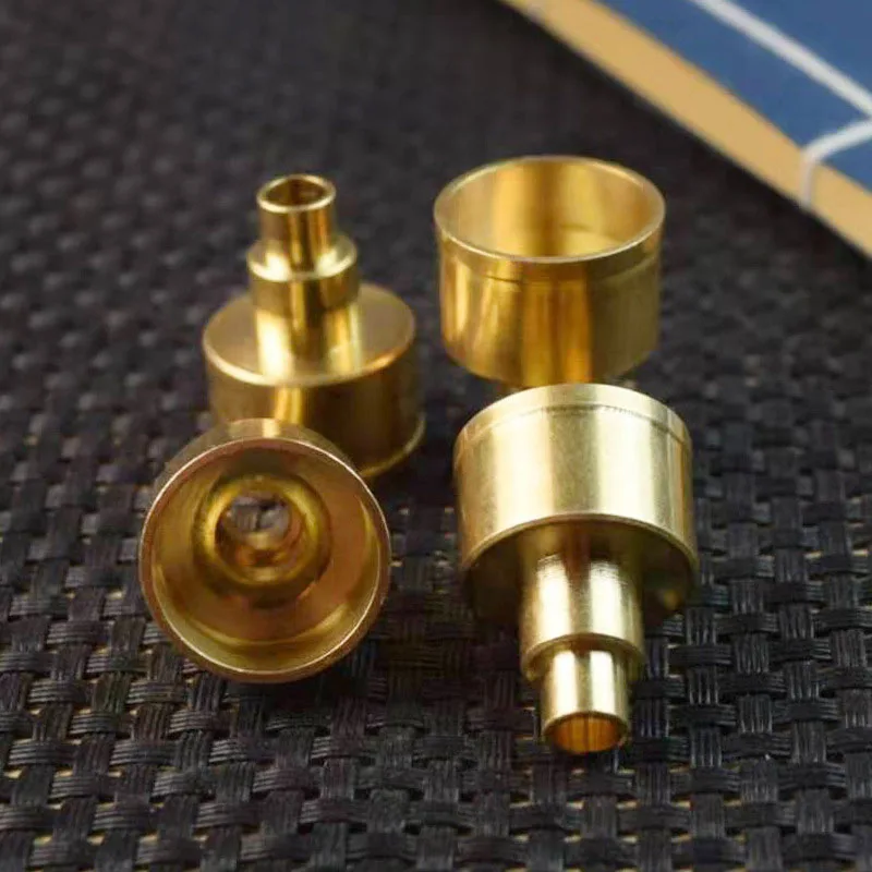 1pcs 20mm Brass Smoking Weed Pipe Filter For Handmade Making DIY Solid wood Tobacco Pipe Accessories