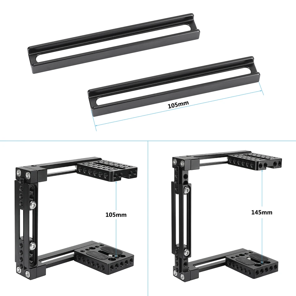 CAMVATE Camera Cage Rig For Canon 70D/80D/90D/5D Mark II/5D Mark III/5D Mark IV/ Nikon D7100/D7200/D300S/a58/A99/a7/a7II/GH5/GH4