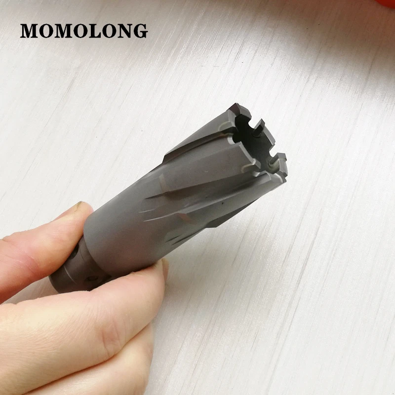 TCT Annular Cutter FEIN Quick-IN Shank 22*50มม.Hollow รูโลหะแม่เหล็กเจาะเส้นผ่าศูนย์กลาง12-65มม.X 50มม