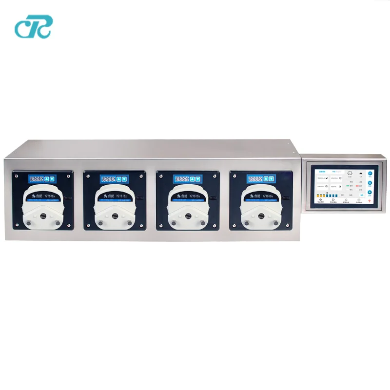 Dispensing Filling System Peristaltic Pump Max 2L/Min per Channel for Pharmeceutical Food Cosmetic Industries UTF01