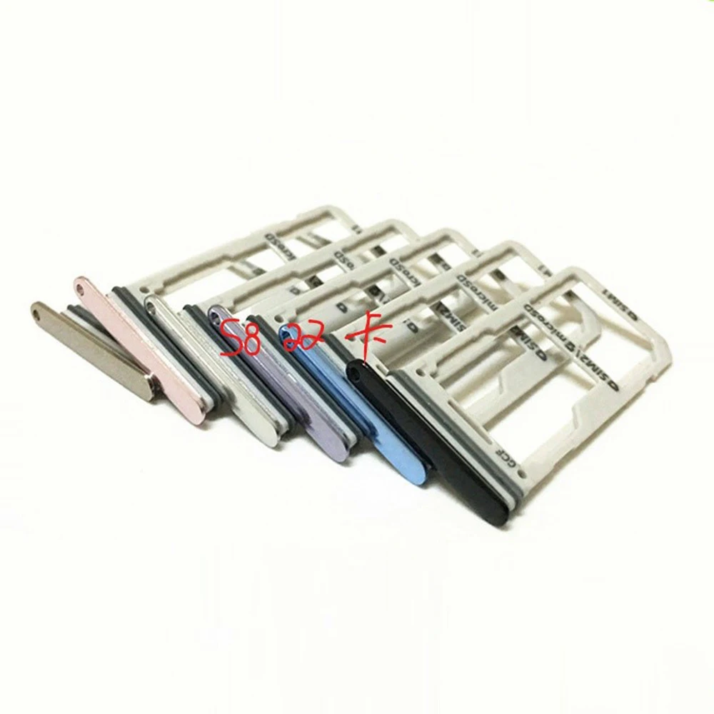 

For Samsung Galaxy S8 SIM Card Tray Holder SD Slot Adapter Replacement Part