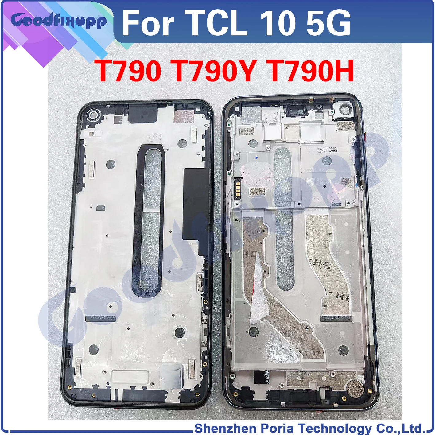 For TCL 10 5G T790 T790Y T790H Front Frame Battery Back Cover Rear Case Cover Middle Frame Rear Lid LCD Frame