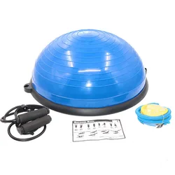 Yoga and Fitness Wave Ball, Environmental Friendly Pilates Equipment, Balance Hemisphere, Gym Ball, High Quality, 58cm