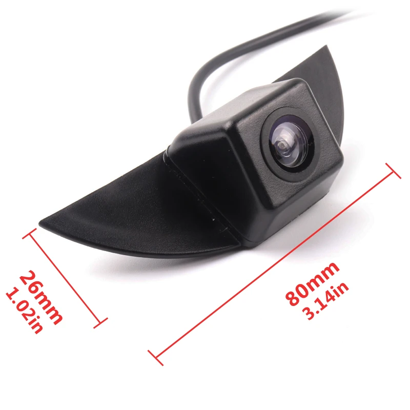 HD CCD Car Front View Camera For Nissan X-Trail t32 Tiida Qashqai  J11 Teana Sunny Livina Fairlady Without Parking Line