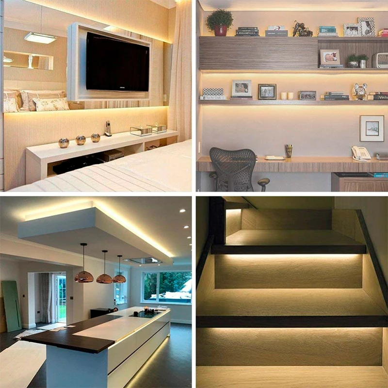 5050 2835 3014 CCT LED Strip Dual Color 60LED/M 120LED/M 180LED/M Temperature Adjustable Flexible Ribbon light IP20/IP65 5M