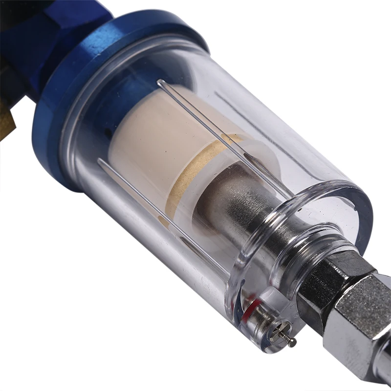 Pistola a spruzzo pneumatica manometro separatore d'acqua olio vernice pistola a spruzzo valvola di regolazione filtro trappola acqua In linea filtro aria
