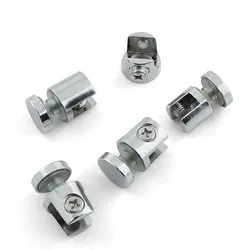4pcs Zinc Alloy Glass Clamp holder Adjustable Shelves Corner Bracket Glass Support Furniture Connector Hardware Accessories