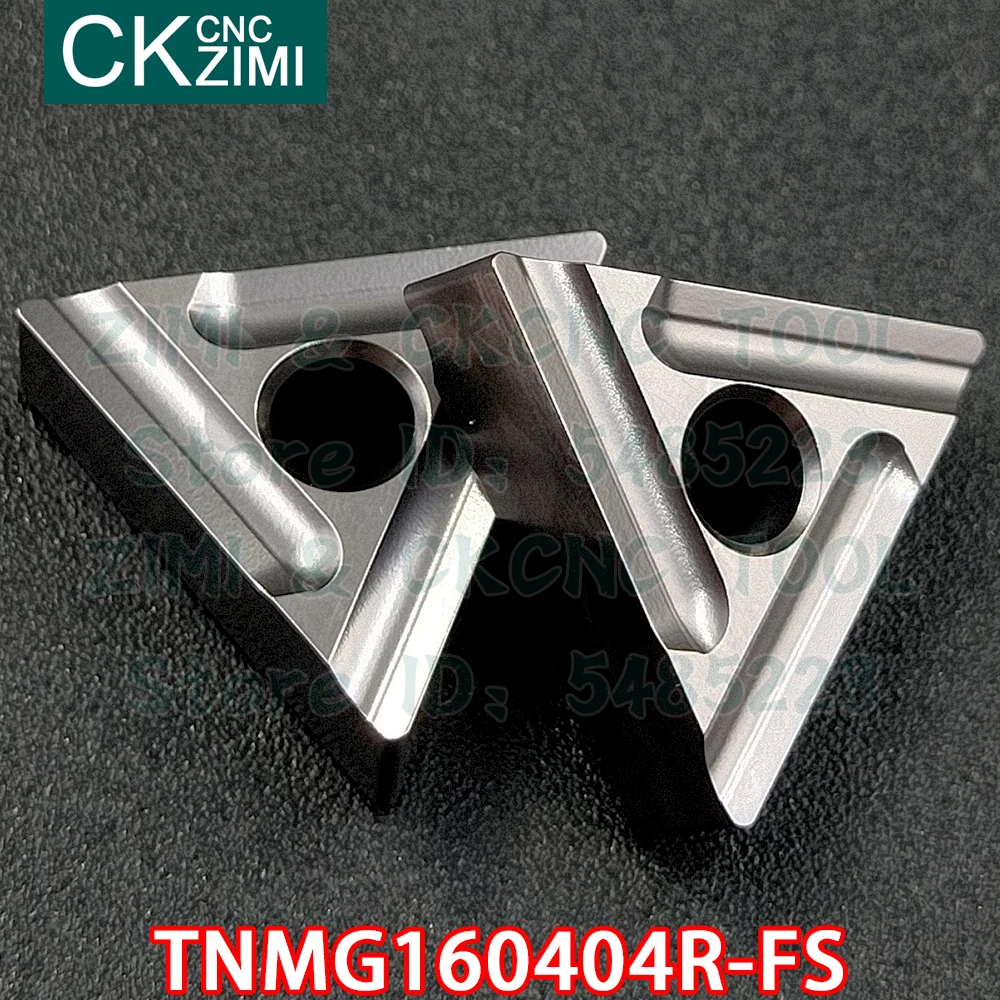 TNMG160404R-FS TNMG 160404R FS, herramienta de corte de ranurado, torno de Metal mecánico CNC, TNMG para acero