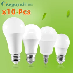 =(K)= 10Pcs 3W~24W LED E27 LED Bulb E14 LED Light 20W 15W 12W 9W 7W 5W AC 220V 240V LED Spotlight E27 Lamp Home Lighting