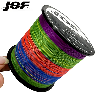 JOF 8 Stränge 1000 M 500 M 300 M 100 M Geflochtene Angelschnur Karpfen Angeln Spinnt Linha de Pesca Multifilamento 8 Pinter