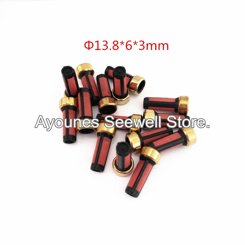 50pieces high quality   strainer micro basket  fuel injector filter for AUDI CARS  (13.8*3*6mm,AY-F104B)