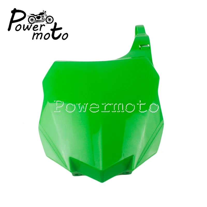 Enduro Dirt Bikes Number Plate Plastic Motocross Front License Cover For Kawasaki KX 450F 250F KX450F 2013-2015 KX250F 2013-2016