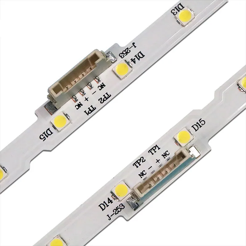 Tira de luces LED de iluminación trasera, accesorio para UE43NU7100U 43inch _ nu7100f UE43NU7120U UE43NU7170U piezas UE43NU7100, 28 cuentas de lámpara, 1 juego = 2 BN96-45954A