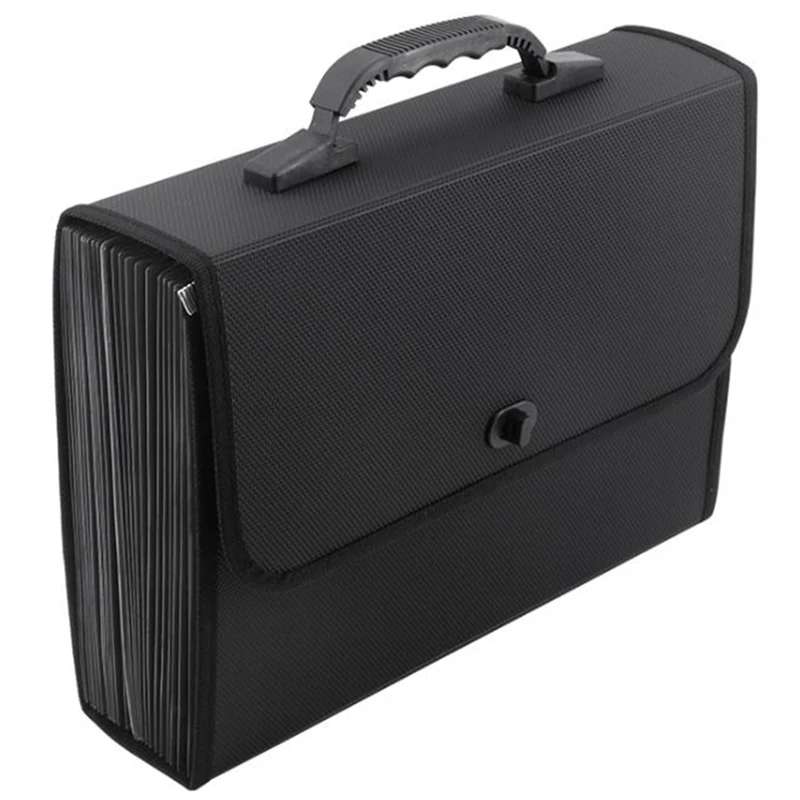 26 Grid Portable Organ Bag A4 Multi-Layer File Folder for Office Students with Large Capacity Test Paper Holder