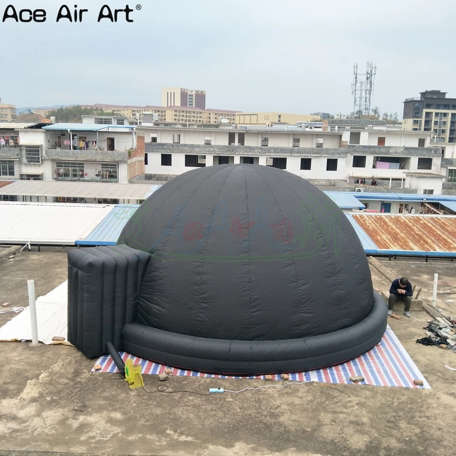 Tenda da cinema per proiezione a cupola planetaria portatile gonfiabile a cupola da 360 gradi per esterni