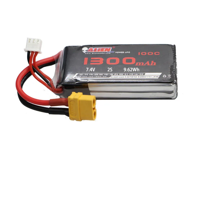 FPV 레이싱 드론 RC 쿼드콥터용 Lipo 배터리, 1300mah, 2S, 3S, 4S, 5S, 6S, 7.4V, 11.1V, 14.8V, 18.5V, 22.2V, 100C, XT60 플러그 커넥터