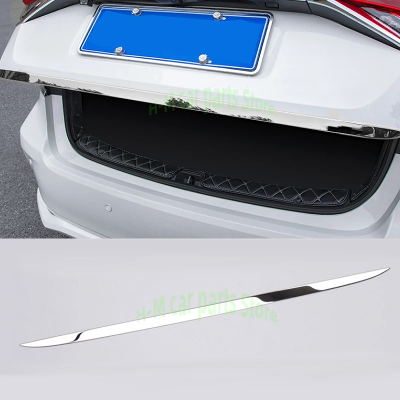 Rvs Chrome Kofferbak Deksel Rand Cover Trim Voor Toyota Corolla 2014 2015 2016 2017 2018