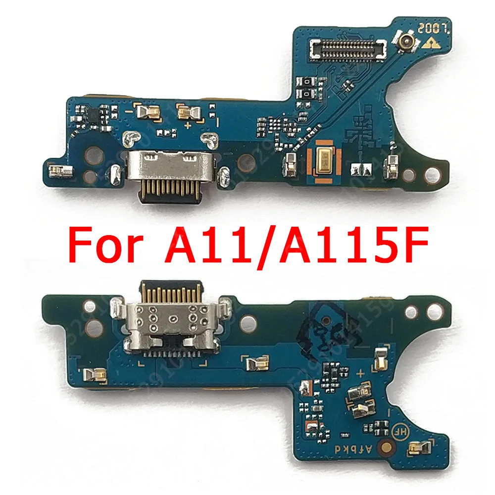 

USB-плата для зарядки для Samsung Galaxy A11, порт зарядки для A115F, разъем для док-станции для печатной платы, гибкий кабель, запасные части
