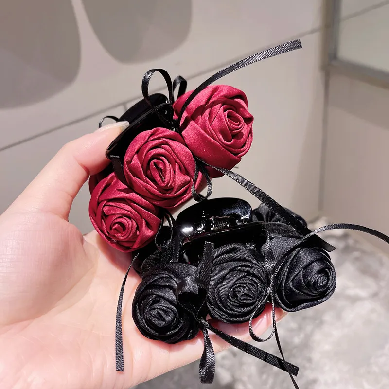 

Fashion Girl pearls flowers Hair Claws Beam Hairpin Women Hair Accessories Beauty Hair Crab Clamp Headwear Hair Clip