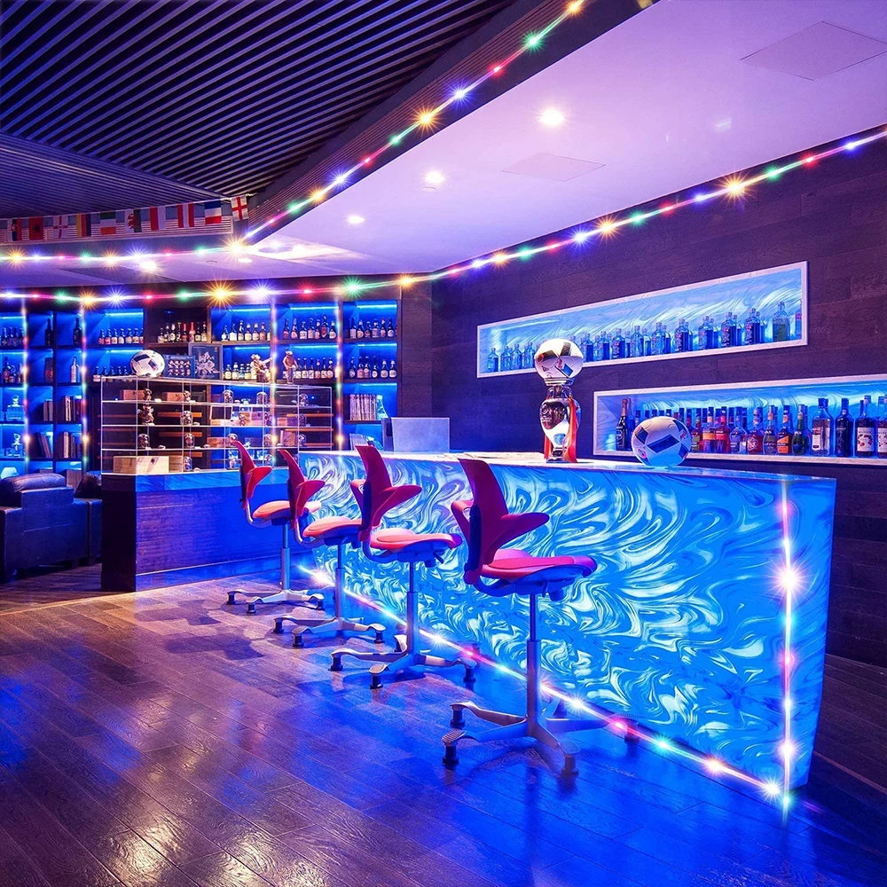 LED Solar String Lights Remote Control 8 Mode Rope Light Outdoor Waterproof Fairy Lights Camping Party Christmas Decoration