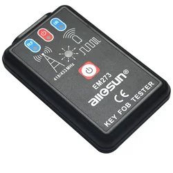 All Sun Mini Digital Car Key Fob Tester Wireless Radio Frequency Signal Receiving Meter Automobile Remote Diagnostic Tool