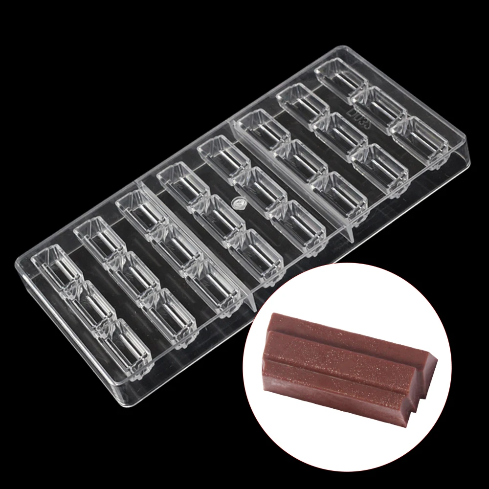 

New design Irregularly shaped polycarbonate chocolate bar mold, cake Decoration mold Confectionery tools Candy Moulds