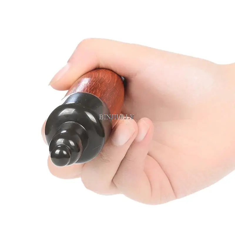 Natural Hot Stone Needle Electric Beauty Eye Pencil Anti Eye Bag Anti Wrinkles Remove Dark Circles Eye Massage Relaxation Tool view 4