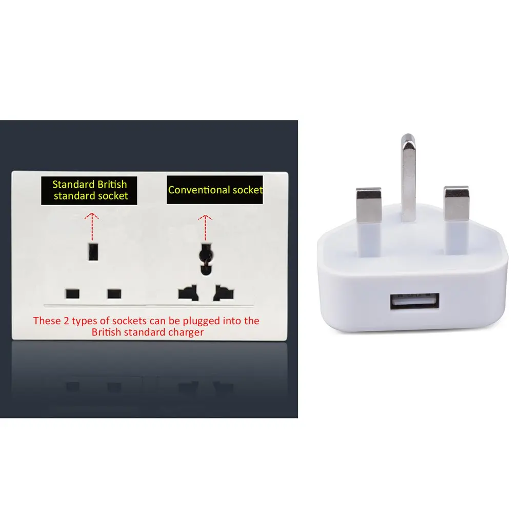 Universal 1/2/3-porto usb carregador uk plug adaptador de parede de 3 pinos com 1/2/3 portas de carregamento de viagem para o telefone x samsung s9 tablet telefone