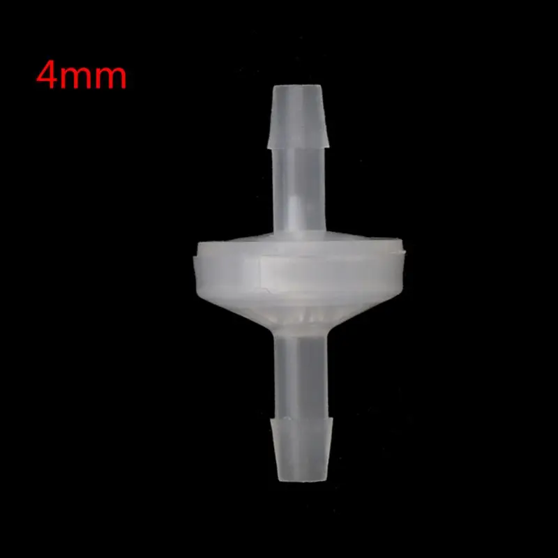 Di plastica One-Way di Non Ritorno Acqua Fluidi Valvole di Ritegno per il Carburante In Linea di Gas Liquido Apparecchiature Elettriche