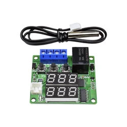 Taidacent NTC Waterproof Temperature Controller W1209S Digital Dual Display 12 Volt Thermostat Switch Digital Thermostat Module