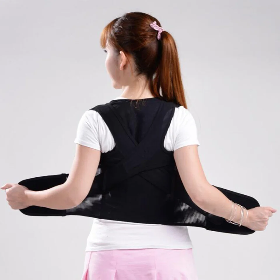 Back Posture Corrector Invisible Clavicle Support Brace Back Shoulder Neck Pain Relief Periarthritis Children Adult Kyphosis