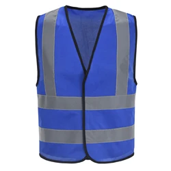 AYKRM High Visibility Viz Vest Reflective Safety 12 Colour Bright Color Traffic Waistcoat Construction Work ANSI Class 2 Standar