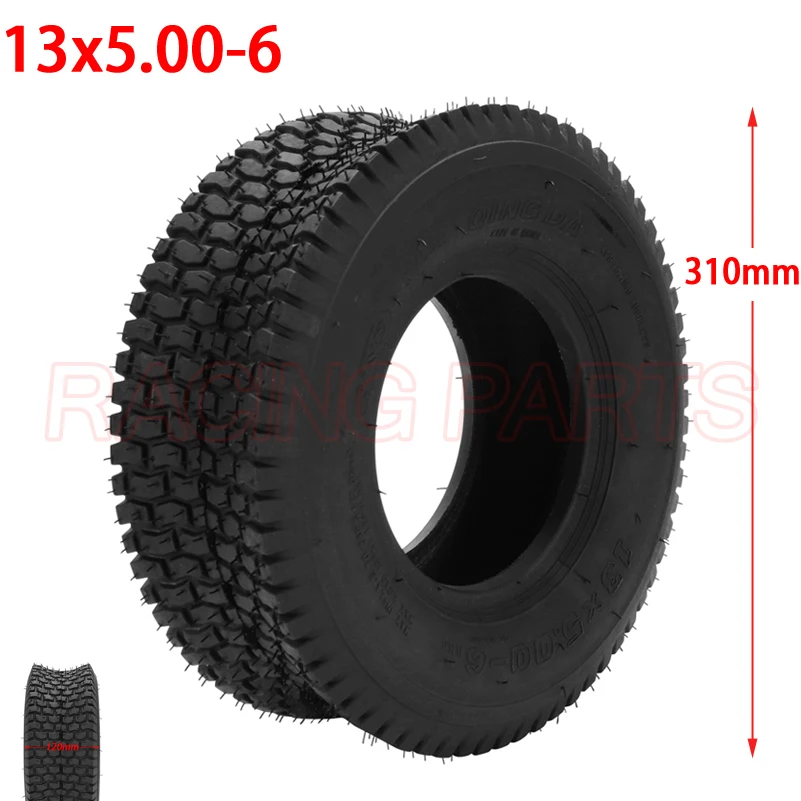 

13 x 5.00-6 Tubeless Tire For Garden Tractor Rider Mower ATV GO-kart Drift Bike Wheels beach car accessories