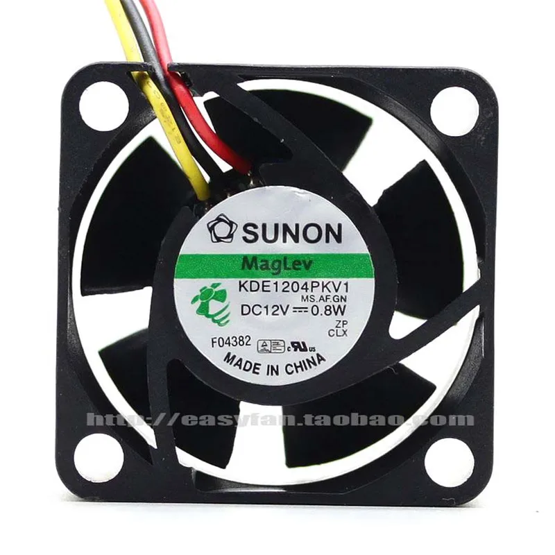 New original KDE1204PKV1 4020 12V 0.8W 4 cm magnetic levitation fan