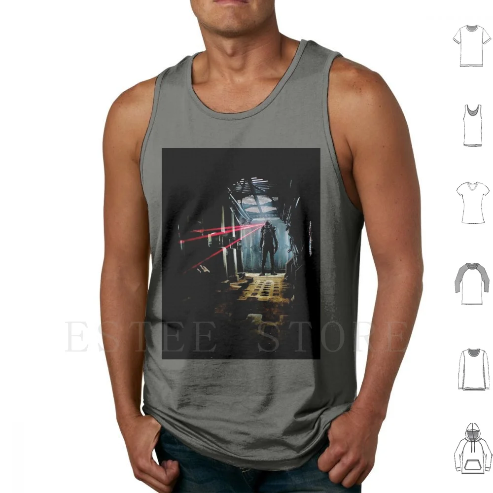 Laser Hunter Tank Tops Vest Movie Laser Hunt Has Evolved Action Horror