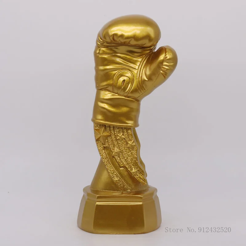 Universal Boxing Gloves Trophy, Resin Crafts, Commemorative Gifts, Home Decoration, Boxing Awards Supplies, New