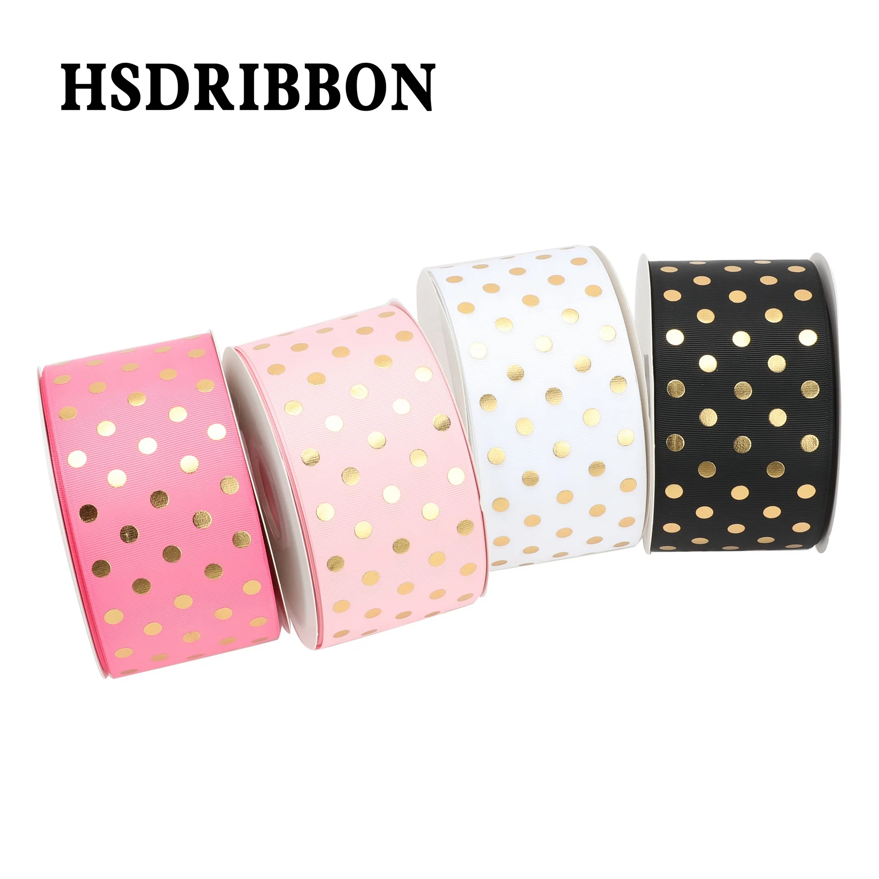 

HSDRibbon 75mm 3inch hsd-design custom wave point hologram Pattern on Grosgrain Ribbon