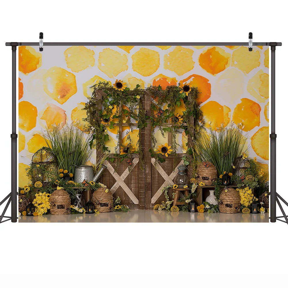 Ретро дверной тематический торт Smash фон для фотосессии цветы винтажный детский портретный фон для новорожденных на день рождения