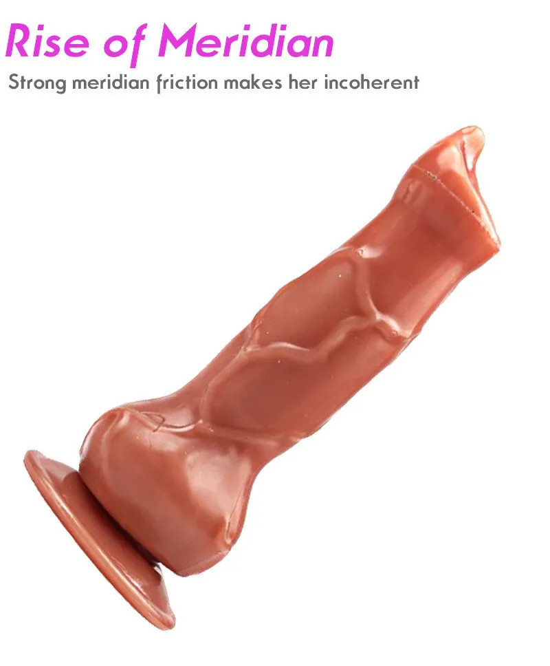 Realistic dog dildo Simulation penis animal dildo with suction cup adult toys sex toy for woman