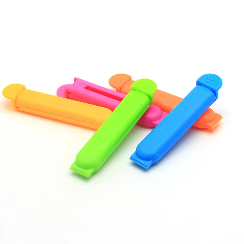 7cm 10 Pieces Sealing Clips Sealer Organizer Clamps Kit Colorful Reusable Home Seal Tools Accessories Color Random