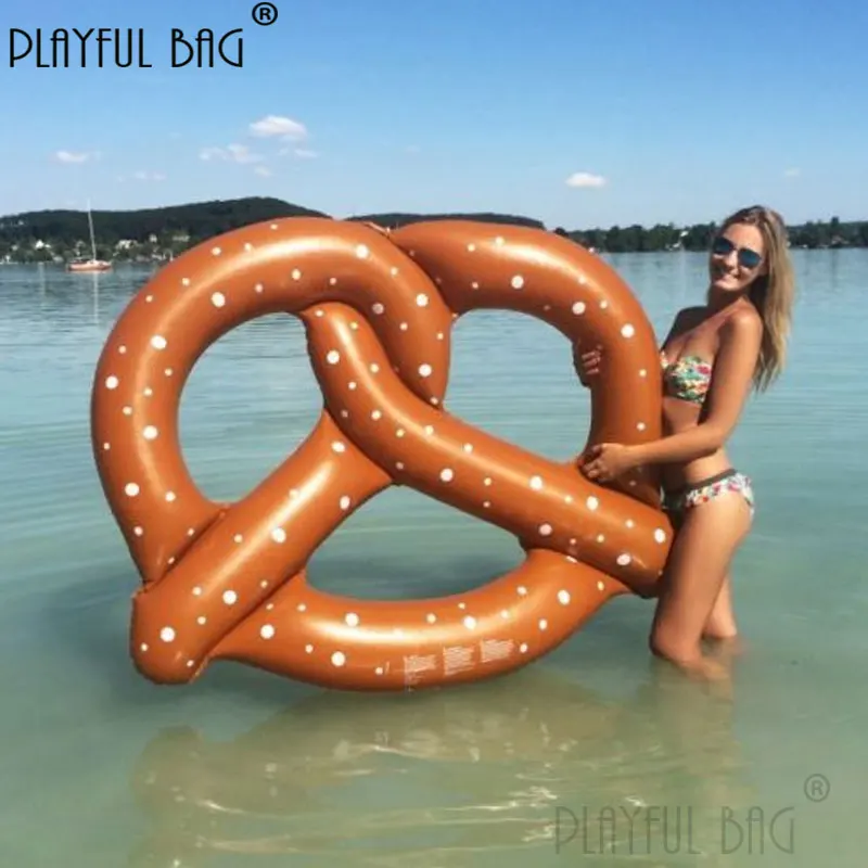 Playful bag Creative Doughnut Swimming rings for adult Floating swim circles Inflatable doughnut toys Swimming rings E74