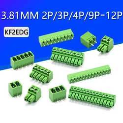 3.5MM/3.81MM KF2EDG PCB Screw Terminal Block Connector PLUG PIN HEADER SOCKET Right Angle 2/3/4/5/6/7/8/9/10/12/14/16