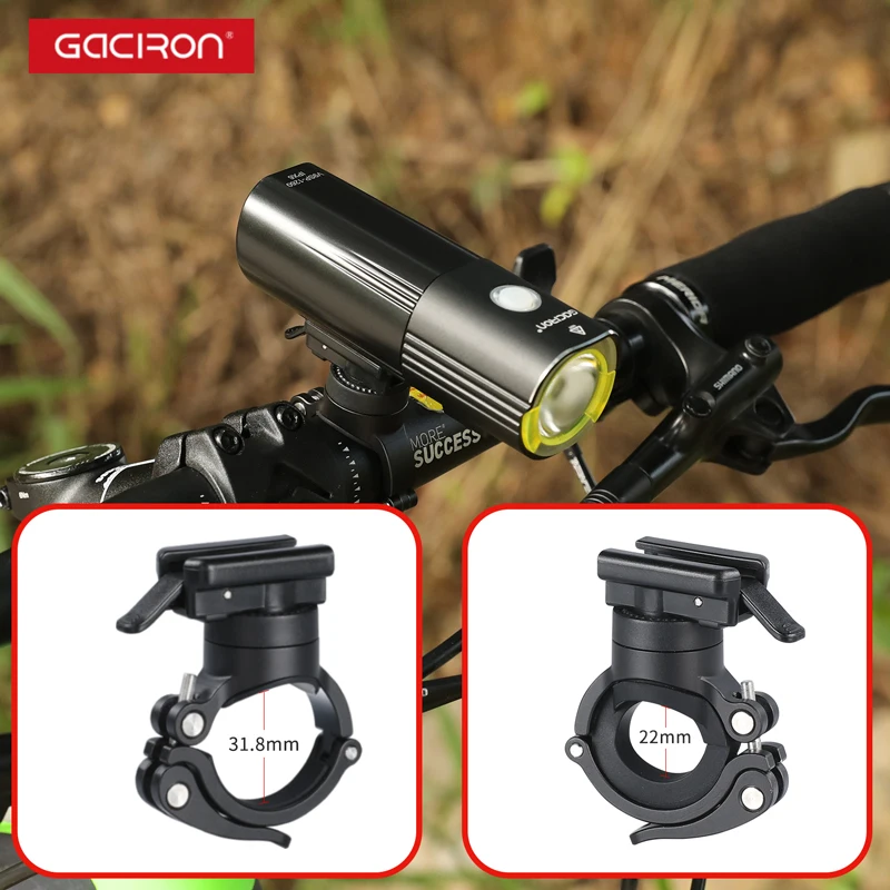 Gaciron H07M Bike Headlight Holder Handlebar  Quickly Installation Faster and Easier Suitable for Two Sizes Bicycle Accessories