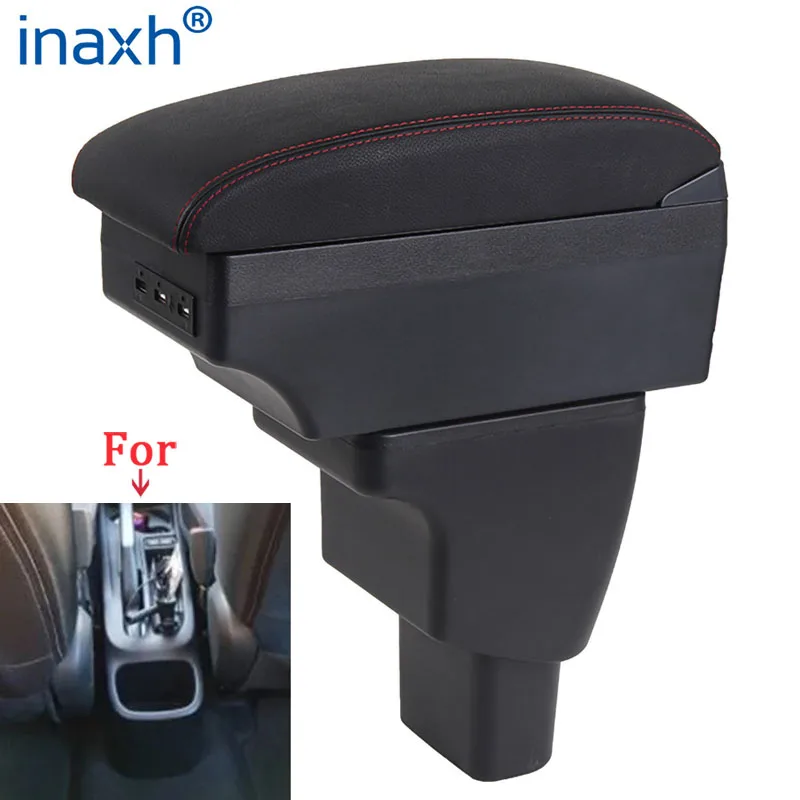 For Hyundai I10 Armrest For Hyundai I10 Car Armrest box Interior Parts details Retrofit parts Storage box Car Accessories USB