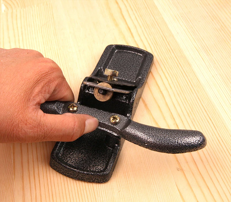 Mini Woodworking Steel Plane Hand Planer Trimming Tools Adjustable Wood Edges Cutter Professional Carpenter Hand Planing Tools