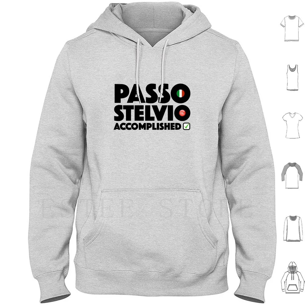 Paso Stelvio – sweat à capuche de cyclisme d'italie, pour escalade